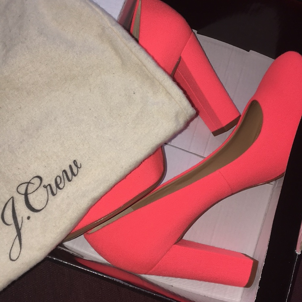 J. Crew canvas pumps